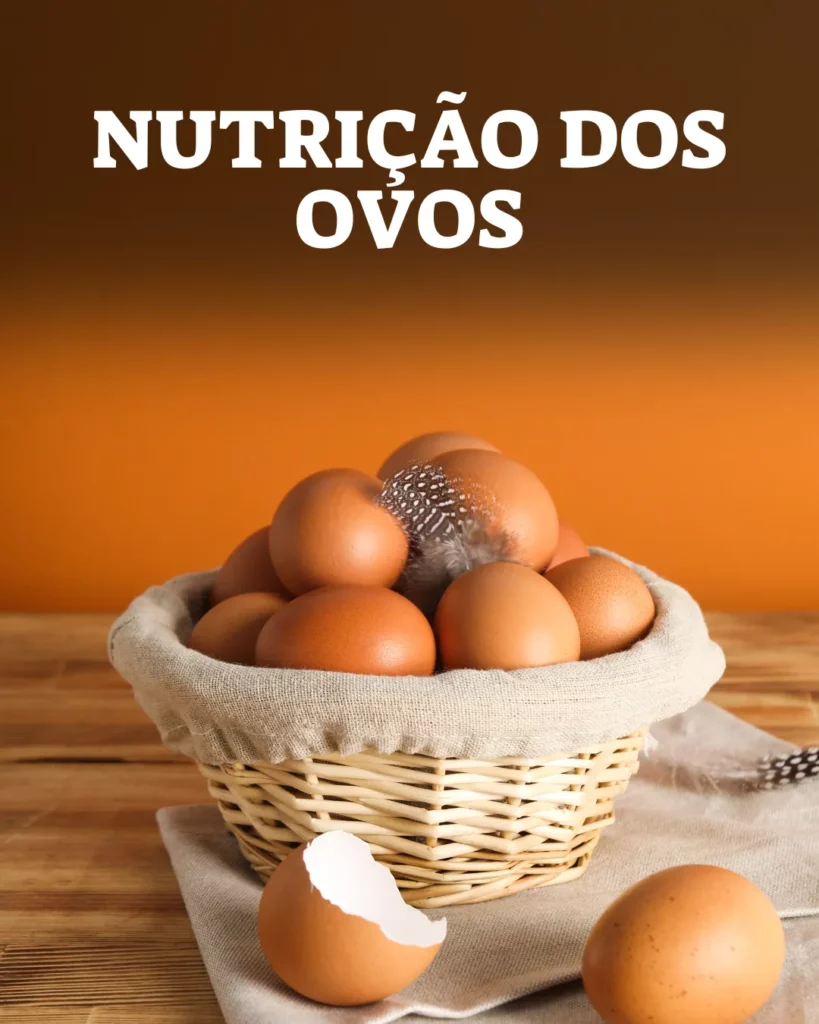 Infográfico com valores nutricionais do ovo W