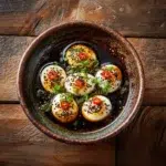 Receita de Ovos Mayak - porção de ovos