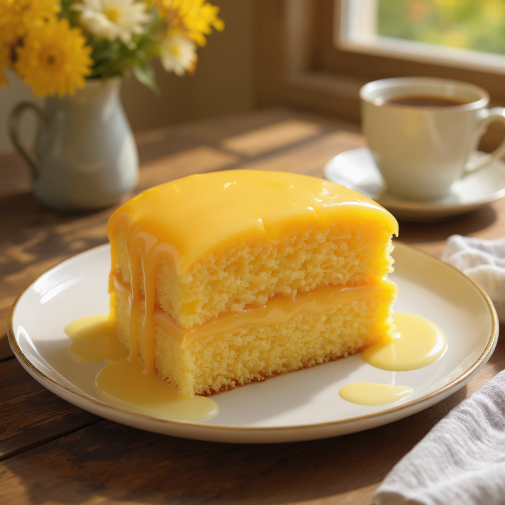 Bolo de limão - slice