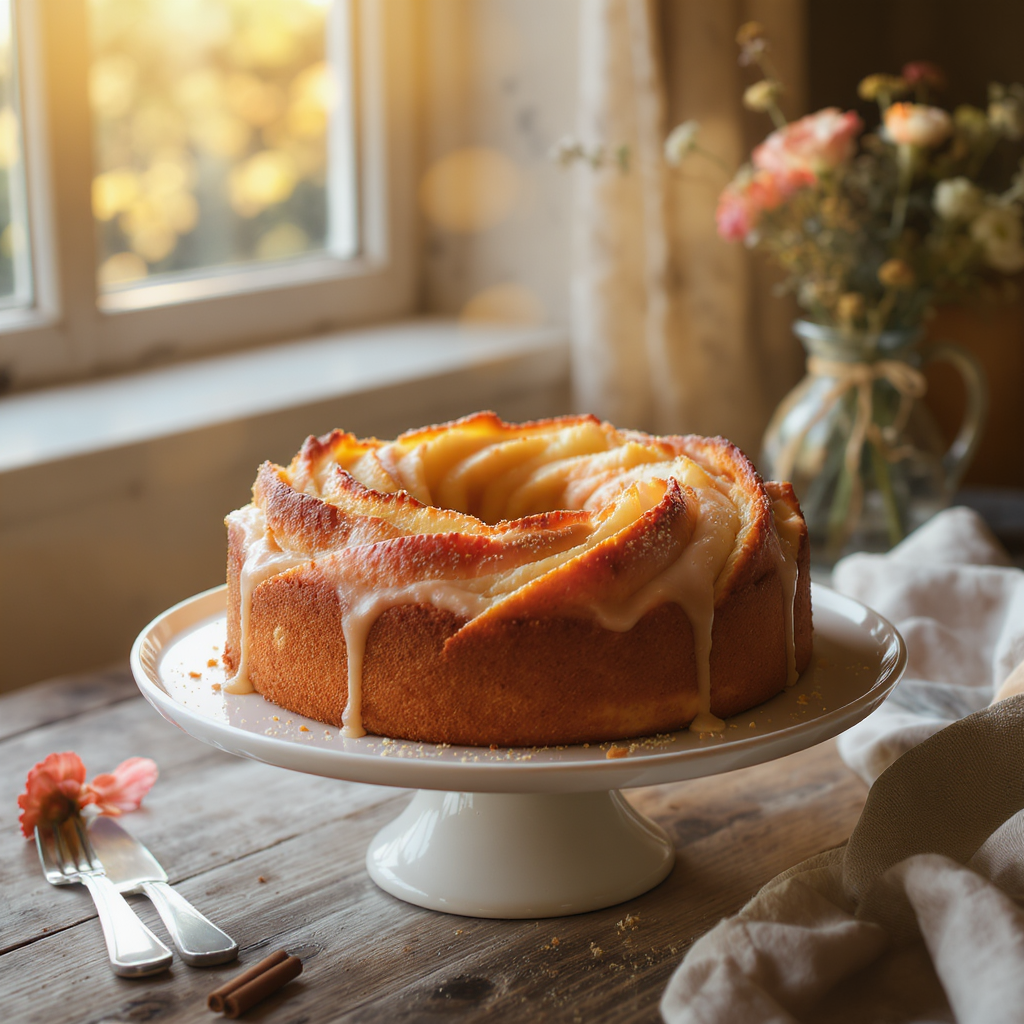 Bolo de maçã - whole