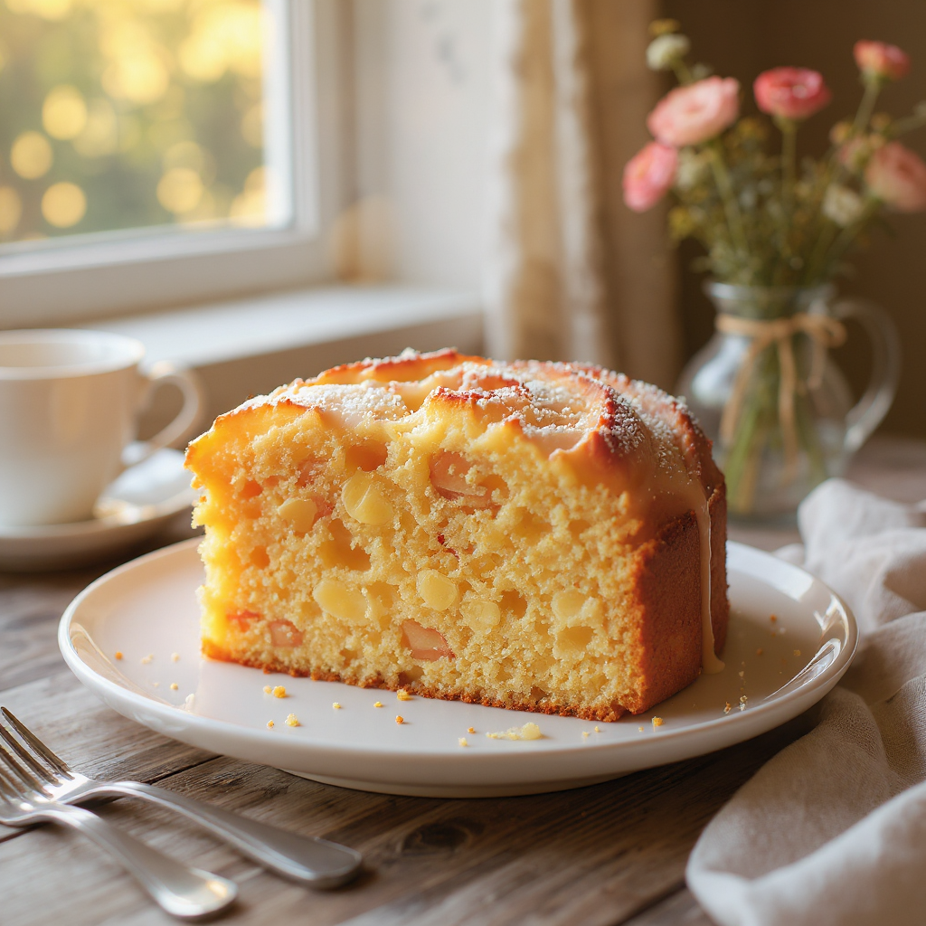 Bolo de maçã - slice