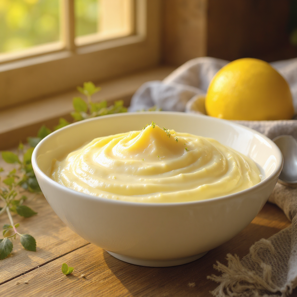 Receita de maionese caseira com ovo cozido - slice